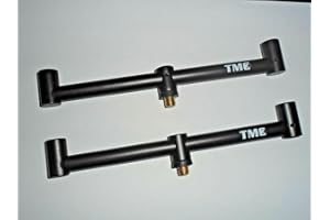 TMC 2 x 2 Rod Anodized Aluminium buzz bars. 20cm. Lightweight, standard threads. Carp and Coarse Fishing Tackle