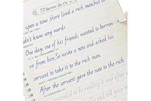 ZEALMAX Italic 3D Groove Practice English Calligrafia Copybook Handwriting Practice Book per adulti e bambini