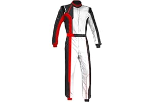 Jueshanzj Kart-Rennanzug, einteiliger Rennanzug, Karting-Anzug