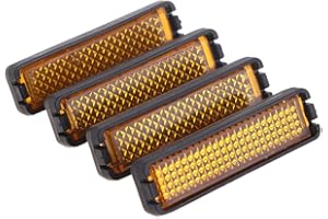 FOXCUP LDA Get Fresh 4 Pieces,Set Bicycle Pedal Reflector Safety Night Cycling Reflective Bike Accessory As The Picture. Bicycle Pedal Reflector