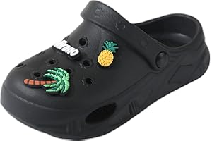 R-ISLAND Sabots pour enfants, unisexes, EVA, antidérapants et imperméables, parfaits pour la plage, la piscine, la maison