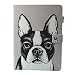 Produktbild Samsung Galaxy Tab S3 9.7 Hülle , Billionn® Gemalt Karikatur netter Art-erstklassiges PU-Leder-Schlag-Abdeckungs-Shell-Mappen-dünner Standplatz-Schutz Hülle mit Ständer Funktion Magnet für Ledercase Handytasche Scratch Telefon-Kasten für Samsung Galaxy Tab S3 9.7 Zoll SM-T820 / SM-T825 (Bulldogge)