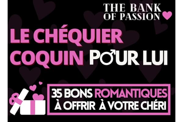 Le chéquier coquin pour lui - 35 bons romantiques à offrir à votre chéri: Le chéquier pour les couples | 30 chèques romantiques pré-remplis +5 ... couples Cadeau anniversaire st valentin