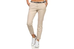 Sublevel Damen Boyfriend Chino Hose LSL-247/LSL-393/LUS-144 inkl. Gürtel