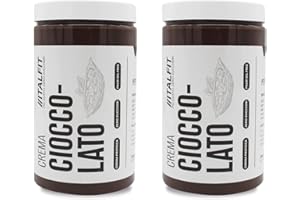 ITALFIT PIU' GUSTO, ZERO ZUCCHERI Crema Proteica Senza Zuccheri Aggiunti | Crema Spalmabile al Cioccolato | Senza Conservanti e Coloranti | Senza Glutine e Olio di Palma | Prodotto Artigianale | Origine Sicilia