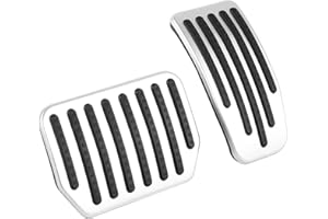 Godimg Copri pedali Cappucci del pedale del freno Pedale dell'acceleratore Adatto per Tesla Model 3 Model Y 2016-2024 (un set di 2)