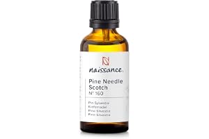 Naissance Scotch Pine Needle Eterisk olja (nr 160) - 50 ml - 100% Ren, Naturlig, Grymhetsfri och Outspädd - Använd i Aromaterapi, Luftfuktare och Diffusorer