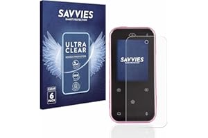 Savvies 6 Stück Schutzfolie für Vtech Kidizoom Snap Touch Displayschutz-Folie Ultra-Transparent