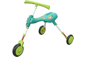 Scuttlebug XL 3-Wheel Foldable Ride-On Tricycle for kids Ages 2-4, Antennae Handlebar, Growable Trike to Develop Balance and Coordination, XL Wheels for Super Fun Off-Road Adventures
