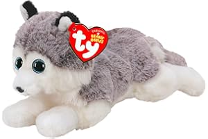 Ty UK Ltd 2009646 Beanie Babies Baltic Dog Plush Toy, Multicoloured, 6 inches