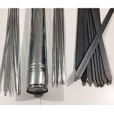 Mobilreyon - Mangal Seti 60Cm - 10 Adana Kebap Şiş Silme Demir, 10 Ciğer, 10 Kuşbaşı,1 Şiş Kabı