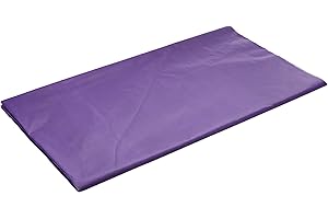 UNIQUE Solidny głęboki fioletowy prostokątny plastikowy obrus na stół (137 cm x 274 cm) 1 szt. - elegancki i trwały obrus na imprezy, wydarzenia i do użytku domowego