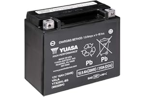 Batteria moto Yuasa YTX20HL-BS - Senza manutenzione - 12 V 18 Ah - Dimensioni: 175 x 87 x 155 mm compatibile con BRP (SKI-DOO) Renegade, MX Z, Expedition, Grand Touring, Skandic 900 2014-2020