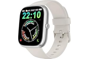 QCOQ Reloj Inteligente Hombre, Reloj Inteligente Mujer 1.91" HD OGS Pantalla Táctil Completa con Llamada Bluetooth, 112 Modos Deportivos, Podómetro/Sp02/Sueño, Smartwatch Impermeable IP68 para IOS/Android