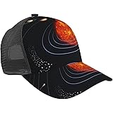 Outer Space Galaxy Solar System Cappello da baseball Snapback Trucker Hat per uomini e donne con fascia regolabile per la tes