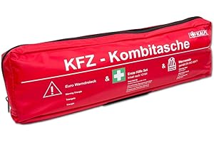 KALFF 7440 Kombi Tasche Trio, DIN 13164 mit Warndreieck und Warnweste
