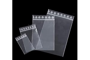 ILAUKE iluake 400 Beutel mit Reißverschluss Druckverschluss Schnellverschluss Beutel mit Reißverschluss Beutel mit 4 Größen