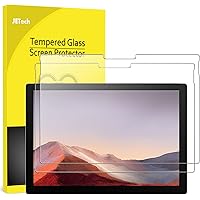 JETech Pellicola Protettiva per Surface Pro 7 Plus/Surface Pro 7 12,3 Pollici, 9H Vetro Temperato Film, Supporta Penna per Su