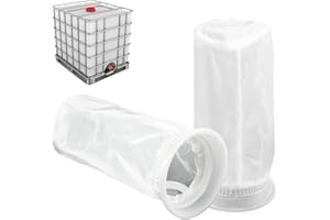 XNSHUN IBC Deckel Filter, IBC Ersatzfilter Nylon Filter, Für Filterset IBC Regenwassertank (2 Stück)