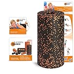 Blackroll Orange (Das Original) - Faszienrolle inkl. Übungs-DVD, Übungsposter & Booklet. Die Massagerolle für die Faszien, auch Foam Roller, Gymnastikrolle, Fitnessrolle genannt, zur Selbstmassage und Behandlung des Bindegewebes. Qualität Made in Germany
