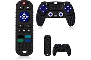 Bambebe Mordedor Bebe, 2Pcs Mordedores Bebe Refrigerante, Mordedor Bebe 3 Meses, Mordedores Bebes 6-12 Meses, Juguetes Bebes 0-3 Meses, Mordedor Silicona Bebe