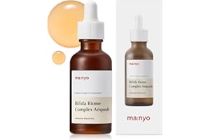 MA:NYO MA: NYO BIFIDA BIOME Complex Ampoule koreańskie serum do pielęgnacji skóry, odmładzające skórę twarzy, z 10 rodzajami kwasu hialuronowego, niacynamid dla kobiet i mężczyzn, 1,7 fl oz (50 ml)