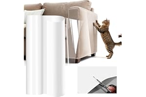 Rodison Cat Anti Scratch Tape (40cm x 5m) Anti Scratch Furniture Protector, Transparent Sofa Protectors from Pets Cats Dogs for Carpet, Sofa, Couch, Door