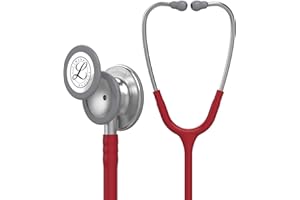 3M Littmann Classic III Stethoskop zur Überwachung, burgunderroter Schlauch, 69 cm, 5627, 27 in