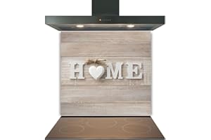 COLOUR 2 GLASS SPLASHBACKS Colour2Glass Printed Toughened Glass Splashback for Kitchen, Tempered Heat-Resistant Glass Splashbacks with Polished Edges for Cooker and Hob Backsplash (Design 2059, 60 x 70cm)