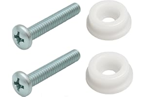 FALCON WORKSHOP SUPPLIES LTD Falcon Workshop Supplies 2 HEADBOARD BOLTS COMPLETE WITH PLASTIC WASHER - HEADBOARD FIXING SCREW PACK