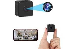 Dold Spionkamera, 1080P Trådlös WiFi Liten Kamera med Rörelsedetektion, Mörkerseende, 2-vägs Samtal, Magnetisk Montering, Loopvideo, Vidvinkelvideo, APP
