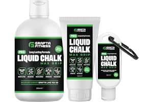 GRAFTA Fitness Pro Liquid Chalk for Weightlifting, Climbing, Gymnastics & CrossFit | Anti-Slip Hand Grip | Max Grip | No Mess