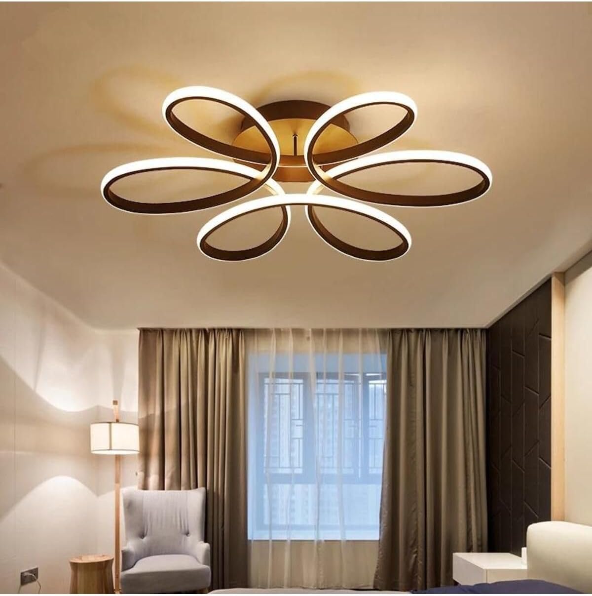 Sole Modern Tasarım Salon - Mutfak - Hol Beyaz Led 3 Lü Avize (Beyaz) - Görsel 11