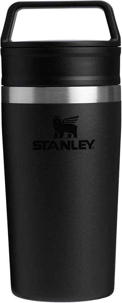 STANLEY Café-to-Go Termos Bardak 0.35 Litre - Siyah 2.0 | Paslanmaz Çelik