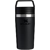 Stanley Cafe To-Go Travel Mug Termos Bardak, Siyah, 0.35 Litre