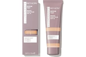 Revlon Sérum Teinté Illuminance, Triple Acide Hyaluronique, Unifie le teint au fil du temps et hydrate tout au long de la journée, SPF 15, 209 Buff Beige, 28 ml