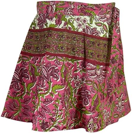 ClothesnCraft India Clothing Printed Mini Wrap Skirt