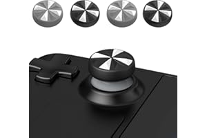 JINGDU Nakrętki kompatybilne z Steam Deck/Steam Deck OLED, nasadki do deski Steam, nakładki ochronne, akcesoria, analogowe, joysticka, miękki silikon, 4-częściowy zestaw, krzyżyki