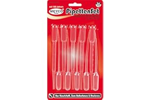 MEYCO HOBBY 10 Pipettes en plastique - 5x1ml et 5x3ml - pour colorant et parfum