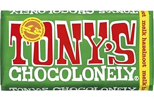 Tony's Chocolonely Melk Hazelnoot - czekolada mleczna z orzechami laskowymi - 180 g