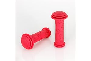 P4B | Poignées de vélo pour Enfants - poignées de vélo 22 mm | poignées de Guidon pour Enfants | poignées de vélo avec Protection Antichoc de sécurité | sans substances nocives