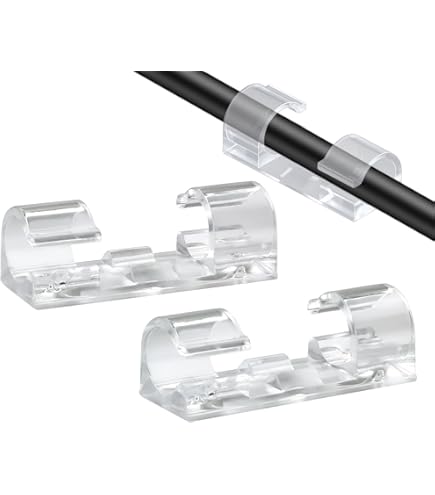 100 Pz Clip Filo Cavo Autoadesivo Morsetto Filo Organizzatore - Foto 5