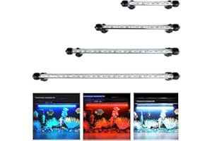 GreenSun LED Aquarium Light,Submersible Multi-Color Waterproof Fish Tank Light Underwater Crystal Glass Lights Suitable for Saltwater and Freshwater-31 inch(78 cm)
