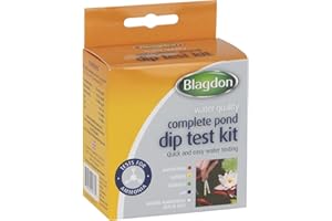 Blagdon Kit Complet de Test de qualité de l'eau de Bassin Rapide et Facile, ammoniaque, Nitrite, Nitrate, pH, dureté de l'eau (CH et GH), Blanc