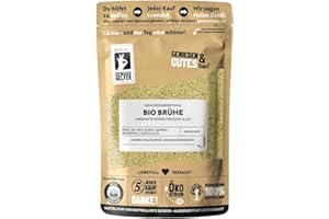 ‎BREMER-GEWÜRZHANDEL GENUSS LEBEN. Bremer Gewürzhandel Bio-Brühe, Bio Gemüsebrühe ohne Hefe und Glutamate, Suppenpulver, zum Kochen von Suppen und Saucen, 250g