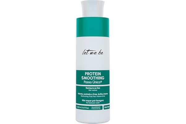 Let Me Be - Protein Smoothing, Lissage Brésilien à la Kératine Organique en Un Seul Geste, Sans Formaldéhyde, Anti-Frisottis, Résultats Professionnels Jusqu’à 6 Mois – 500 ml