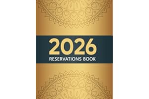Reservation Book For Restaurant: Hostess Table Log Book | 365 Day Hostess Table Reservations | Full Year Dinner Reservations Book | Daily Customer Tracking