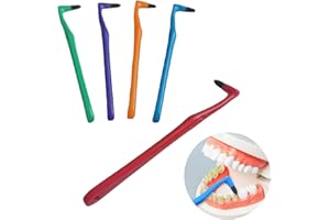 6 Piéces Éliminateur de Tartre, Soie dentaire Oral Dent Clean Kit Polissage des dents Tache Tartare Remover Détachant Gomme Des Dents Tooth Cleaner Brosse Dent Soins Outils