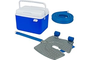 LRBSULE Crio-Macchina, 6L Macchina per la Terapia del Freddo con Timer, Anti-Perdita Migliorato, Fascia Ghiaccio per Ginocchio per Macchina del Ghiaccio per Ginocchio, Caviglia, Spalle