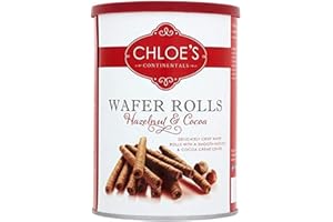BOUNCE GENERATION Chloe's Continentals - Wafer Rolls - Hazelnut & Cocoa - 400g